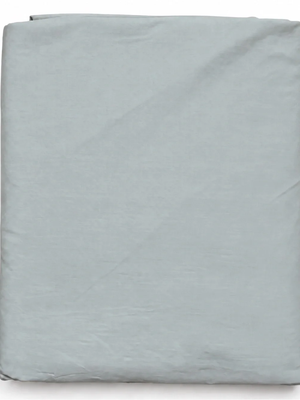 Vintage Wamsutta Fitted Sheet Steel Blue Made USA 100% Cotton